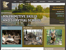 Tablet Screenshot of mnprimitiveskillsschool.com